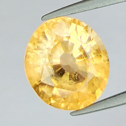 Granato hessonite da 3,51 ct, taglio ovale, 9,86x8,88 mm