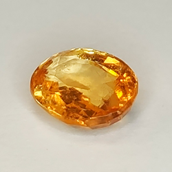 3,42ct Granate Hessonita talla oval 10,78x8,06mm