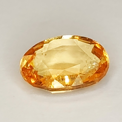 3,42ct Granate Hessonita talla oval 10,78x8,06mm