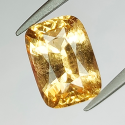 Granato hessonite da 2,29 ct taglio cuscino 8,69x6,34 mm