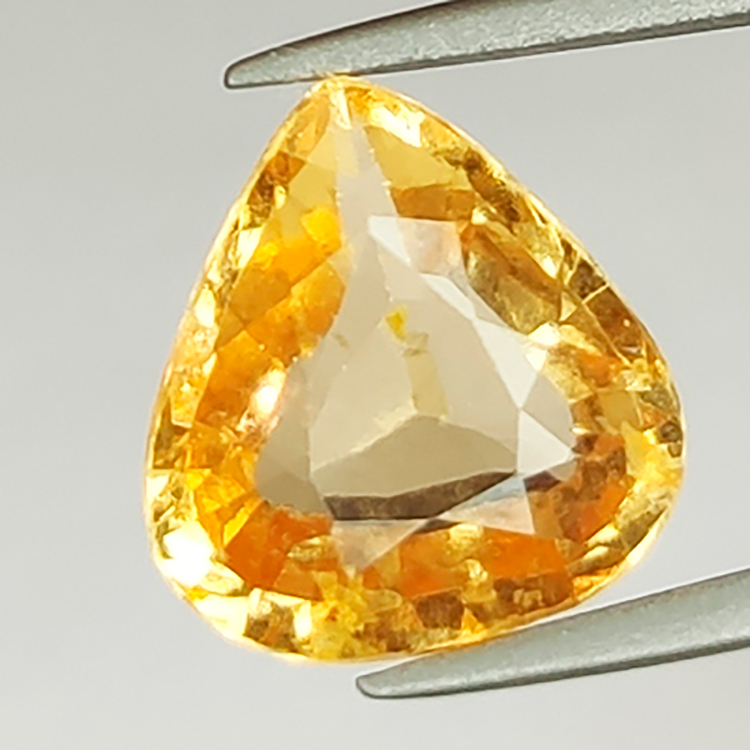 2.99ct Pear-cut Hessonite Garnet 10.09x9.50mm