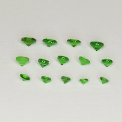 1ct Tsavorite Round Cut 1.50-2.80mm