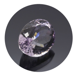 24,01 ct rosa Amethyst aus Frankreich 20,26 x 16,24 mm