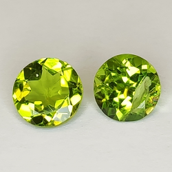 copy of Round cut peridot 7mm 1pz