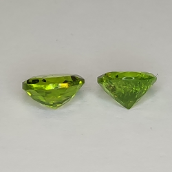 Peridoto talla redonda 7mm 1pz