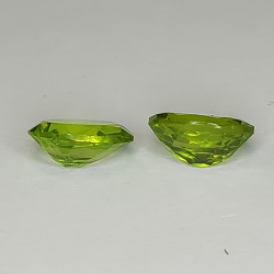 Peridoto talla oval 9x7mm 1pz