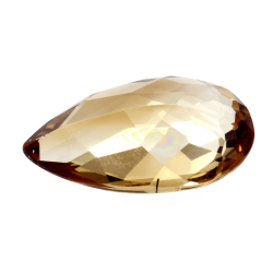 6,07ct  Champagner Topas birnenschliff 15X9mm