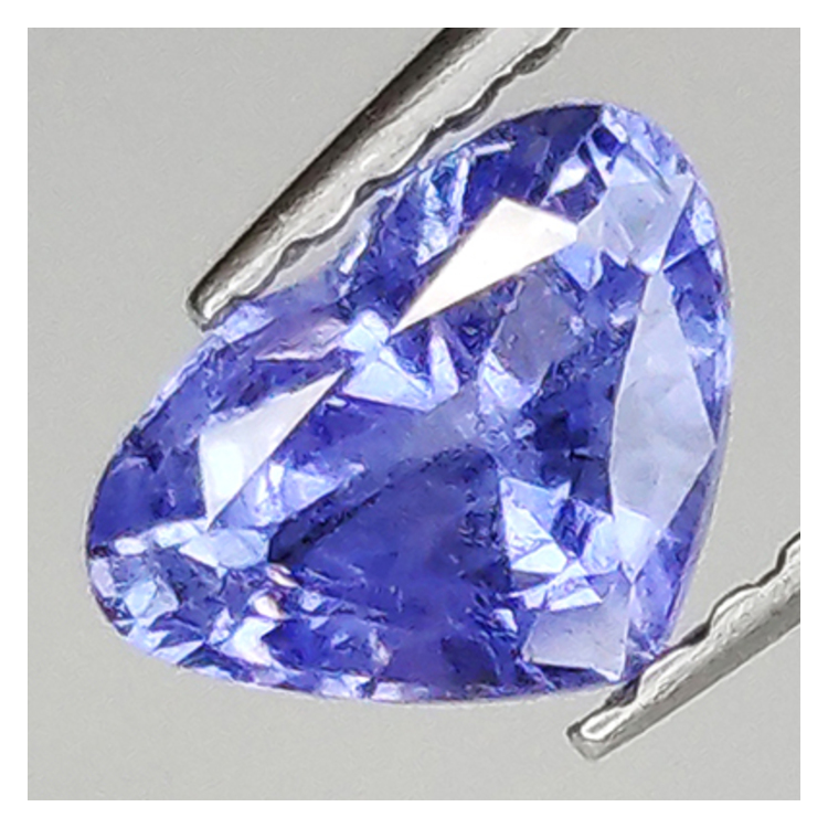 0,84ct Zafiro azul talla corazón 6.59x5.13mm