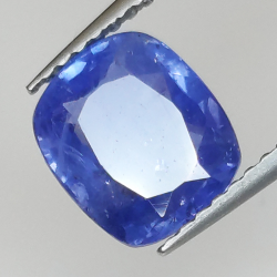 2,37 ct Saphir im Kissenschliff, 8,25 x 7,19 mm