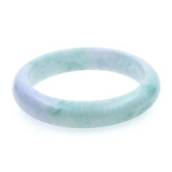 Jade Jadeite Bracelet bicolore vert et violet