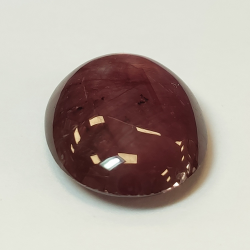 18.99ct ovaler Sternrubin-Cabochon, 20,80x15,11mm