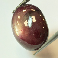 19.14ct Star Ruby oval cabochon 16.97x13.09mm