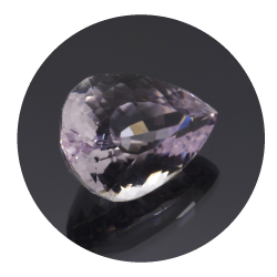 7,25 ct. Kunzite in Sfaccettato Goccia