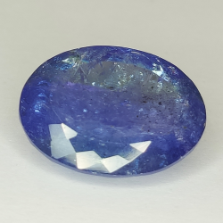 Tanzanite Blu Taglio Ovale da 18,82 ct, 19,30x14,78 mm