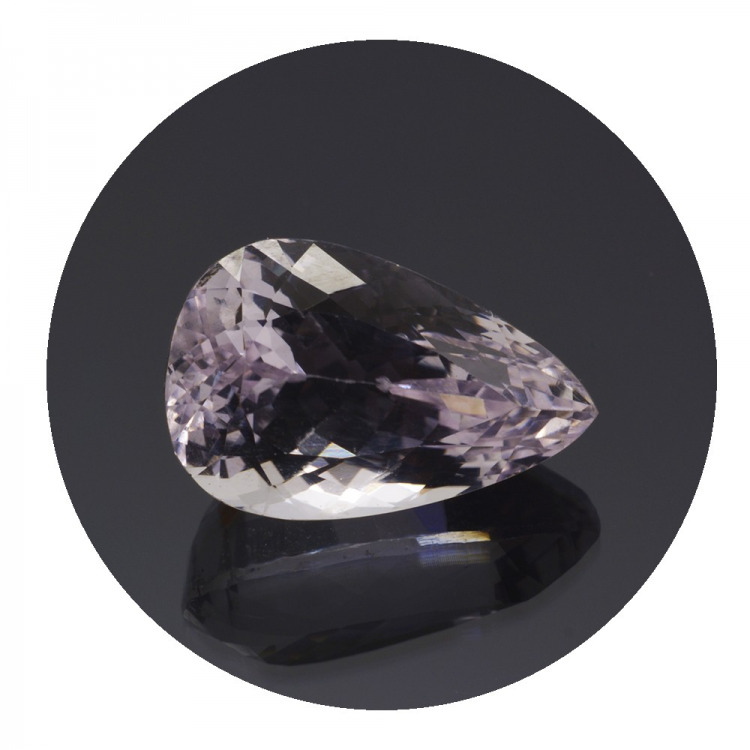 12,27 ct Kunzite Pear Cut