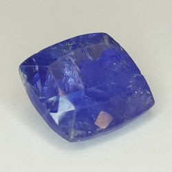 8,86ct Tanzanita Azul Talla Cojín 13,14x11,92mm