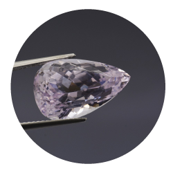 13,94 ct Kunzite Pear Cut