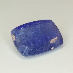 12,93ct Tanzanita Azul Talla Cojín 11,55x12,43mm