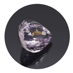 8,91 ct  Kunzite Taille Poire