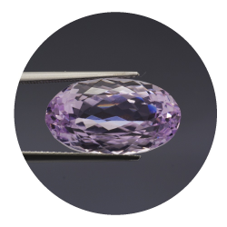 15,26 ct. Kunzite Oval Cut