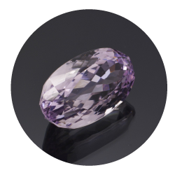 15,26 ct. Kunzite Oval Cut