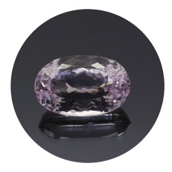 17,32 ct. Kunzite Oval Cut