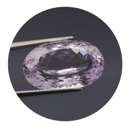 17,32 ct. Kunzite Oval Cut