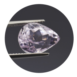 7,49 ct Kunzita Pera (Lágrima)