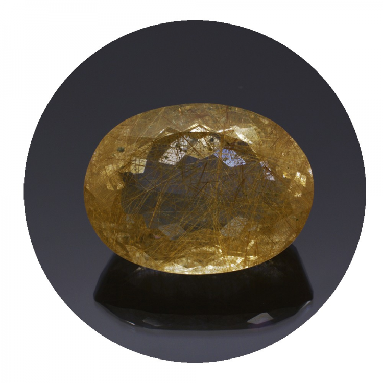 32,66 ct. Rutile Quartz Oval Cut