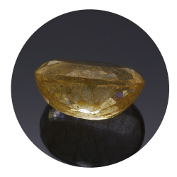 32,66 ct. Rutile Quartz Oval Cut