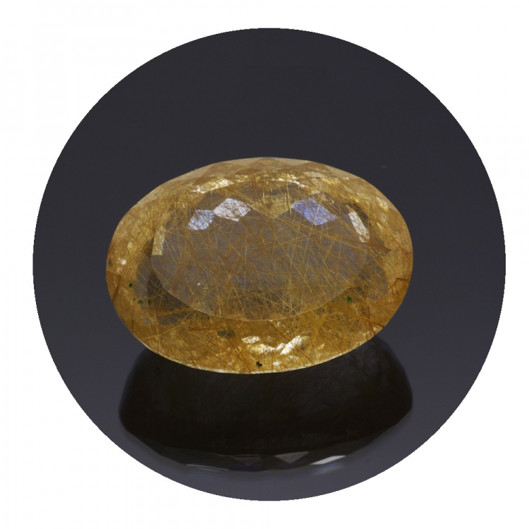 33,37 ct. Rutile Quartz Oval Cut