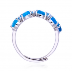 Topaz and 925 Silver Ring