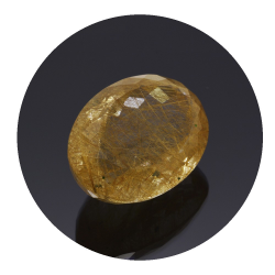 33,37 ct. Rutile Quartz Oval Cut