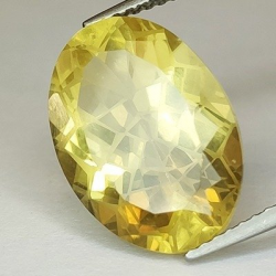 6,85ct Cuarzo Citrino Talla Oval 15,27x10,93mm