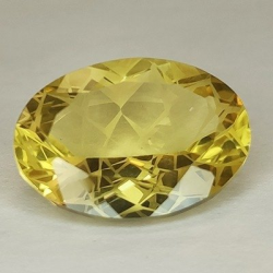 6,85 ct Citrinquarz im Ovalschliff 15,27 x 10,93 mm