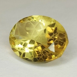 6,85 ct Citrinquarz im Ovalschliff 15,27 x 10,93 mm