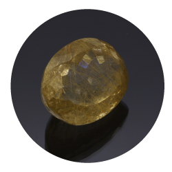 25,61 ct. Cuarzo Rutilado Ovalada