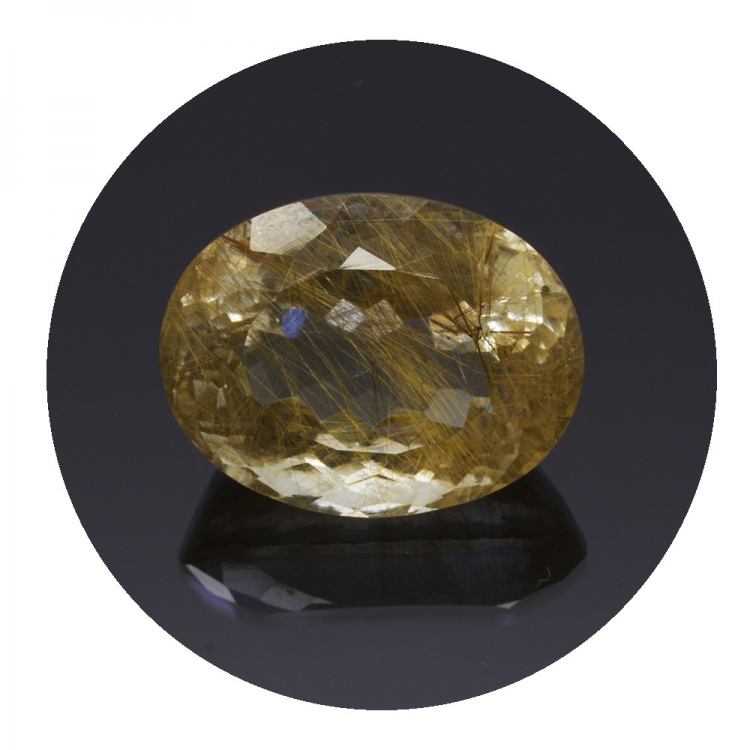 20,01 ct. Rutile Quartz Oval Cut