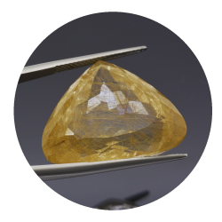 41,72 ct. Rutile Quartz Pear Cut