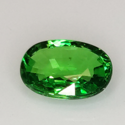 1.12 ct Green Tsavorite Oval Cut 7.76 x 5.44 mm