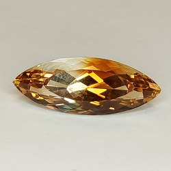 9,11 ct Champagner-Topas im Marquise-Schliff, 28,23 x 16,13 mm