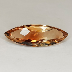 9,11 ct Champagner-Topas im Marquise-Schliff, 28,23 x 16,13 mm