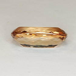 Topazio champagne da 9,89 ct, taglio a cuscino, 16,93 x 10,14 mm