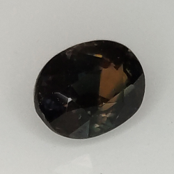 1.02ct Party sapphire oval cut 6.28 x 4.79 mm