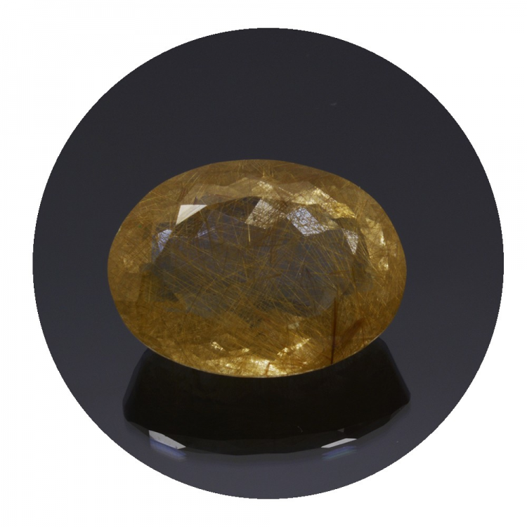 17,69 ct. Rutile Quartz Oval Cut