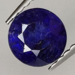 1.23ct Zafiro talla redonda 5.80 x 5.74 mm