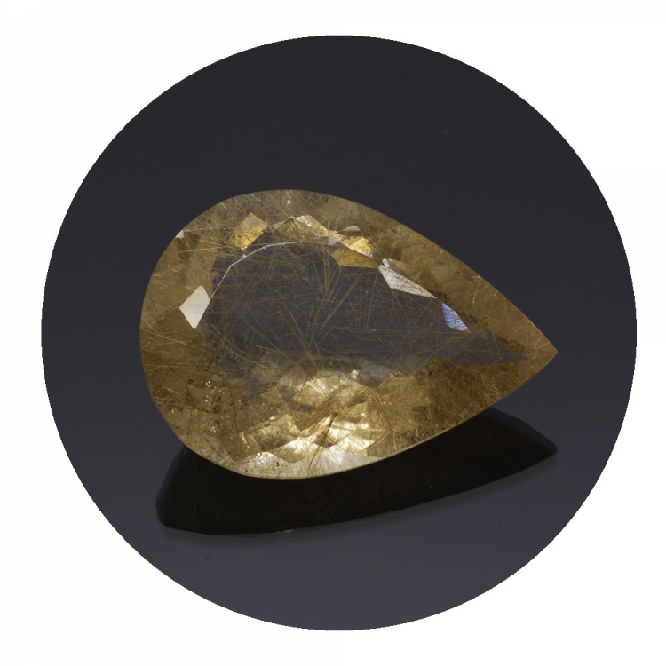 22,53 ct.Rutilquarz Birne