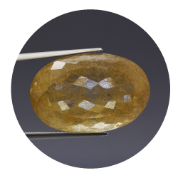 28,87 ct. Rutile Quartz Oval Cut