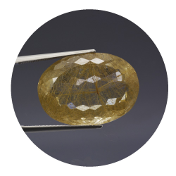 27,86 ct. Rutile Quartz Oval Cut