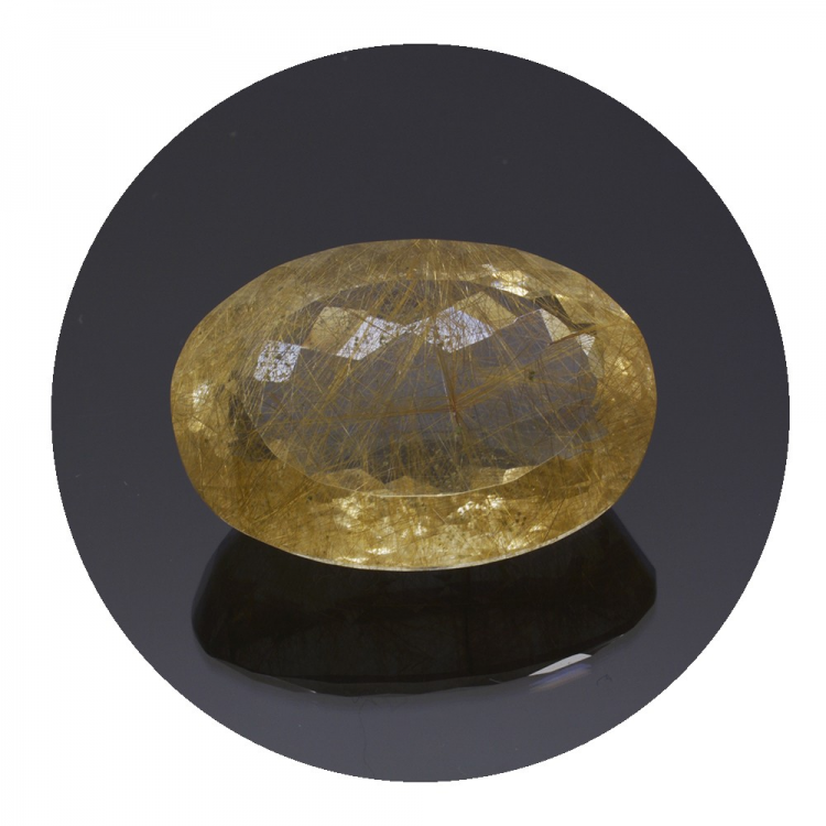 27,86 ct.. Rutilquarz Oval